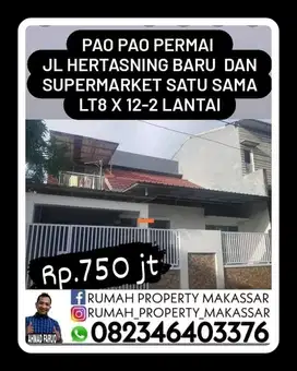 Rmh Pao Pao Permai Dkt jl Hertasning Baru  2 Lti 8X12 T80/