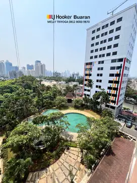 Apartemen View City and Pool Cervino Tebet 2BR Full Furnished Lantai 7