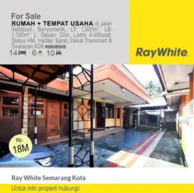 Dijual Rumah dan Tempat Usaha di Jalan Setiabudi Banyumanik Semarang