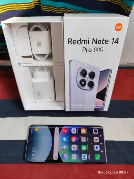Redmi note 14 pro 5G 12/512 Fullset ori segel mulus garansi ON