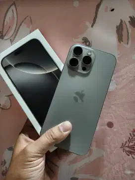 IPHONE 16 PRO MAX NATURAL TITANIUM HB 100% 256GB GARANSI RESMI IBOX