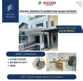 DI JUAL RUMAH FLAMBOYAN ALAM SUTERA 7x16