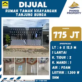 DIJUAL RUMAH MURAH DI TANJUNG BUNGA CUMA 700 JUTAAN