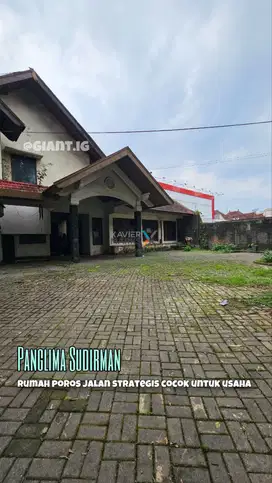 Rumah strategis cocok untuk usaha di Panglima Sudirman Malang
