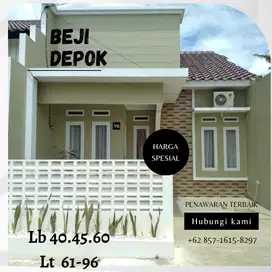 Rumah siap huni DP 0% lokasi 10 menit ke stasiun depok