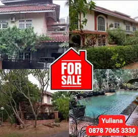 Dijual Rumah Mewah Hook private pool di Bukit Permai Cibubur.