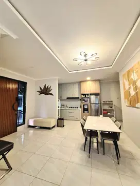 Rumah Fully Furnished IKEA Hoek Depan Fasum di Emerald Bintaro fm15887