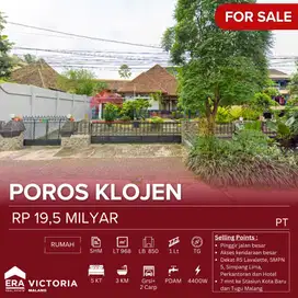 Rumah Pinggir Jalan Besar Akses Kendaraan Besar Dekat Rumah Sakit