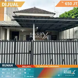 Dijual Rumah Minimalis Modern Di Jl Ikan-Ikan Lowokwaru Malang(OLX504)
