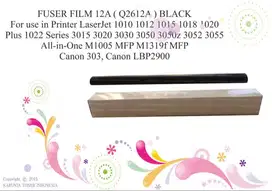 FUSER FILM 12A BLACK For use in Printer LaserJet 1010 1012 Berkualitas