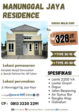 MANUNGGAL JAYA RESIDENCE DIKOTA TUBAN