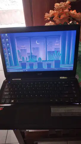 Laptop Acer E1-422 AMD A6-5200 RAM/HDD 8/500GB Mulus dan Normal
