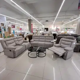 SOFA SET RECLINER ABU BISA CICIL 0%