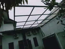 Pagar tralis kanopi