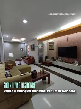 Rumah Modern Minimalis Bagus di Green Living Residence Gadang Malang
