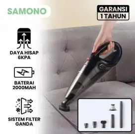 SAMONO Wireless Vacuum Cleaner SW-VC06 Garansi Resmi 1 tahun Black