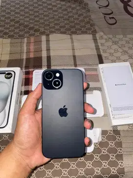 Iphone 15 128gb black BH 100% resmi IBOX PA/A Garansi On panjangg