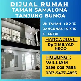 JUAL RUMAH TANJUNG BUNGA TAMAN SAMALONA MAKASSAR