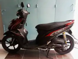 Mio GT Tahun 2013 Hitam Merah Mulus
