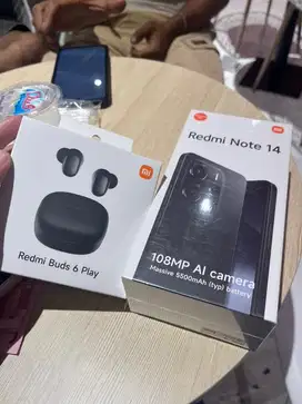 REDMI NOTE 14 8/128GB FREE BUDS 6 PLAY & VOCHER 50RB