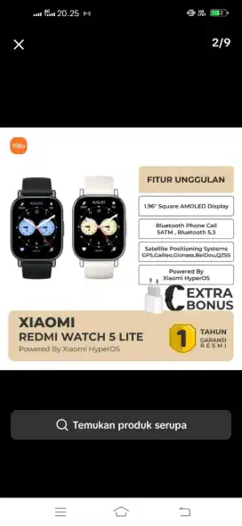 Smartwatch redmi 5 Lite