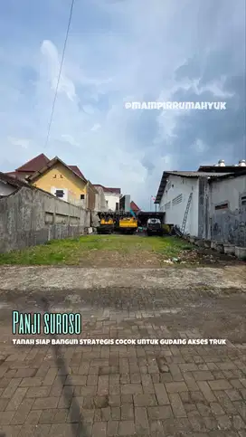 Tanah strategis cocok untuk usaha, Gudang di Panji Suroso Blimbing