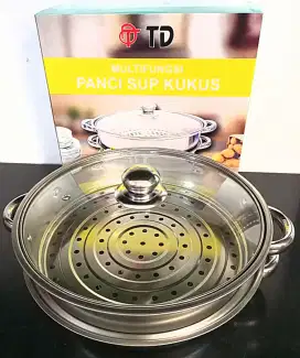 Panci Kukus 2 Susun stainless