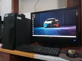 Pc editing intel core i5 + ram 8gb + monitor 24inch (buildup lenovo)