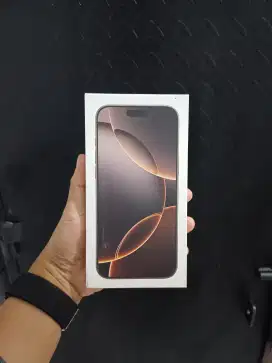 iPhone 16 Promax 256 Desert NEW SEGEL GARANSI RESMI iBox