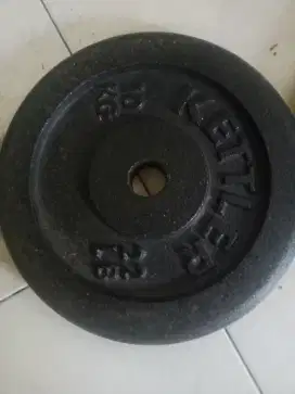 Jual rubber plate merk kettler bekas 10 kg