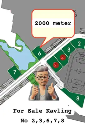 DIJUAL KAVLING 2000 METER DI DALAM KAWASAN PERUMAHAAN INVESTASI 2025