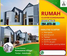 DIJUAL RUMAH CLUSTER MODERN DI SUKOHARJO KOTA