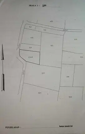 Tanah Tegalan dekat UNY Wonosari