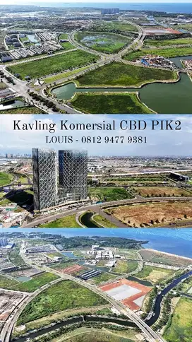 DIJUAL KAVLING KOMERSIL CBD PIK2 3825m²