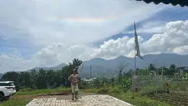 Tanah dijual 2000m2 dekat jalan raya puncak view perbukitan