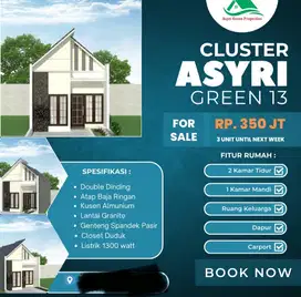 Dijual Rumah Cluster Minimalis Modern Di Bekasi Timur