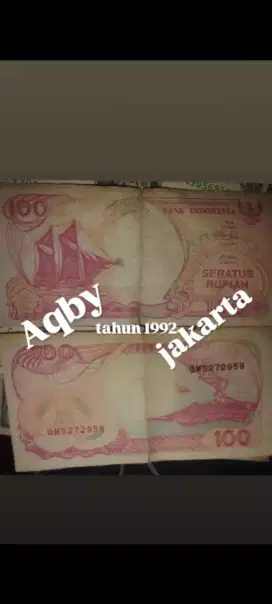 perahu kertas seratus