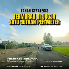 Tanah Murah Kalasan 1 Jutaan m² Selatan RS Mitra Paramedika Jogja