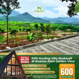 Tanah Kavling Villa Eksklusif di Nuansa Alam Golden View Tanjungsari