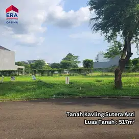 Dijual Kav Sutera Asri, Alam Sutera - Tangerang Selatan