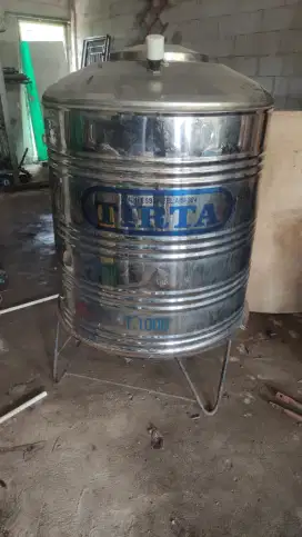 TANGKI/TANDON AIR TIRTA T1000 960 LITER/LTR STAINLESS STELL AISI 304