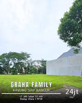 DIJUAL TANAH GRAHA FAMILI SIAP BANGUN