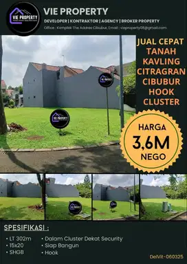Tanah Kavling Citragran Cibubur
