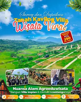 Tanah Kavling Wisata Eksklusif READY Dekat Jakarta Depok Bekasi Bogor
