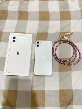 Jual IPHONE 11 white 64 gb
