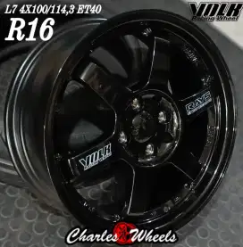 Jual velg mobil for sale r16 4x100 4x114,3 jazz yaris city baleno dll