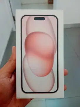 New Segel iPhone 15 Pink Internal 128GB Garansi Resmi iBox