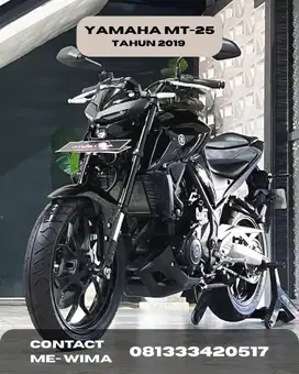 YAMAHA MT-25 tahun 2019 facelift - WIMA MUSTIKA SULFAT