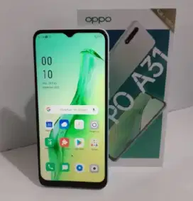 Murah hp Oppo A31 6/128 lkp mulus normal