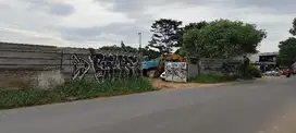 Dijual tanah strategis pinggir jalan raya setu bantar gebang
